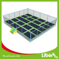 Rectangle bon marché sécurité trampoline ovale